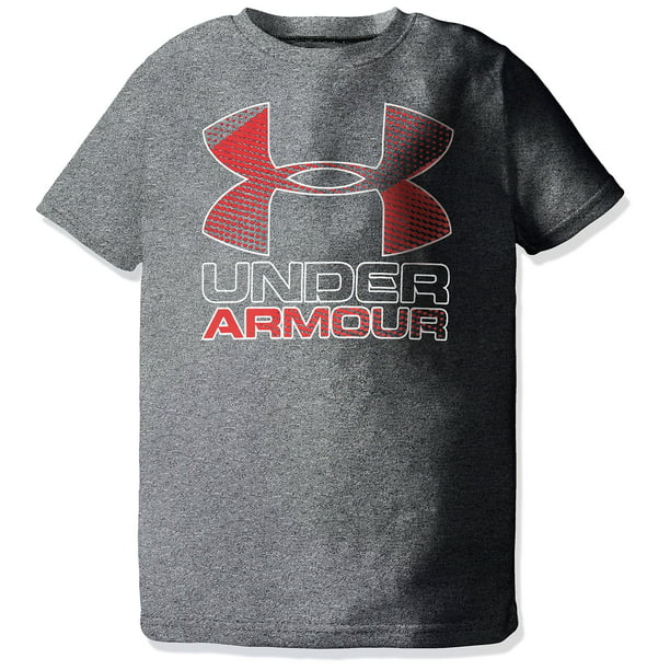 Under Armour Boys' Hybrid Big Logo T-Shirt, 